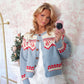 Vintage French Rose Cardigan - Icicle Kiss