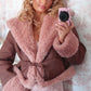 Vogue En Rose Fur Coat