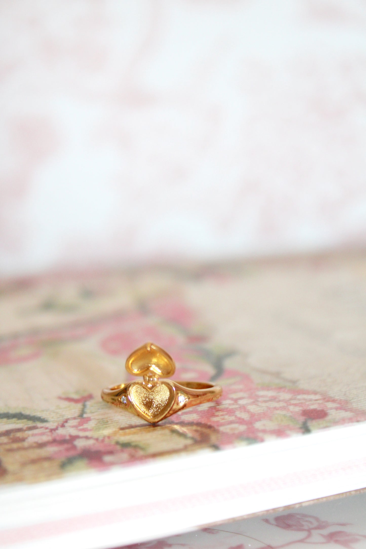 The Parisian Heart Locket Ring