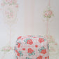 Strawberry Soirée Makeup Bag - Small
