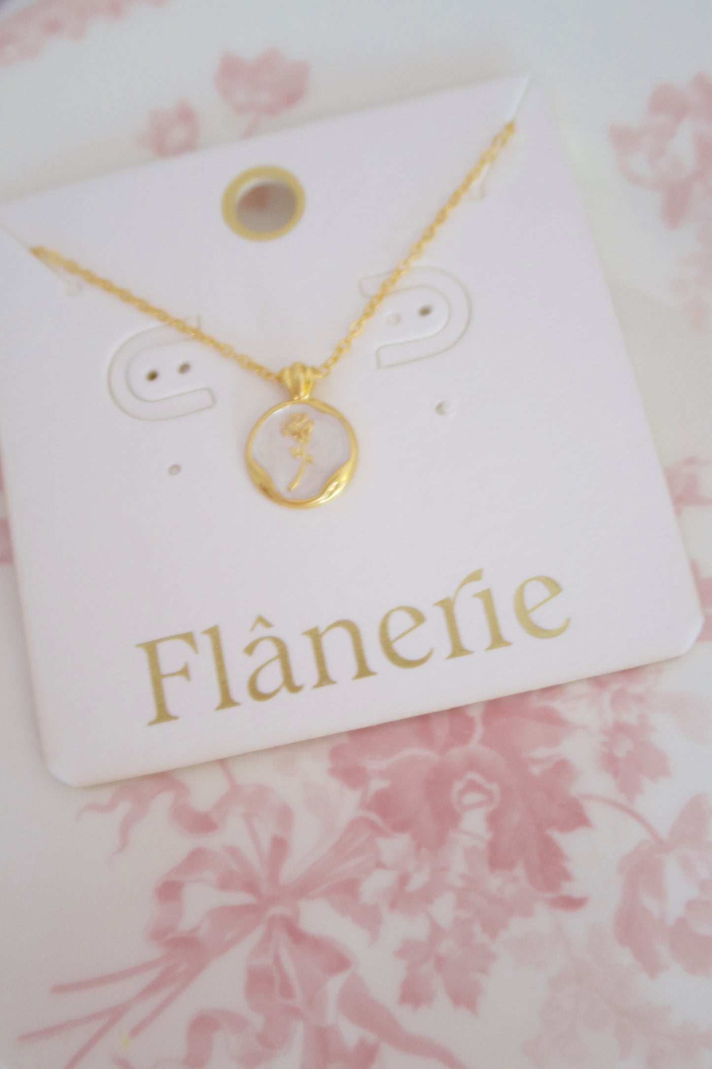 Fleur De Paris 18k Gold Necklace