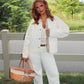 The Orchard Lane Jacket – Cream Gingham
