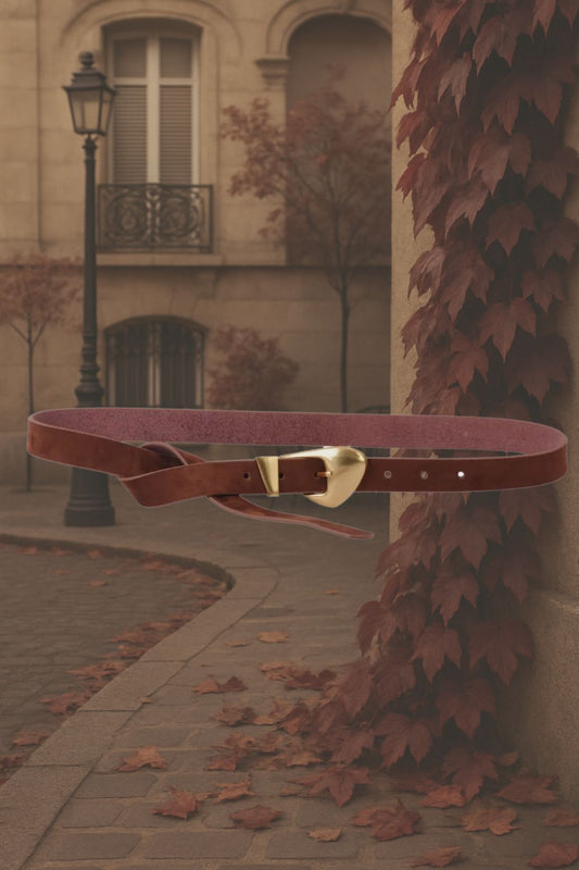 Autumn in Le Marais Suede Belt