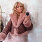 Vogue En Rose Fur Coat