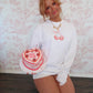 Cherry Bow Oversized Crew Neck