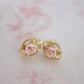 Primrose Porcelain Button Earrings