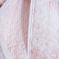 Toile En Rose Pink Quilted Garment Bag