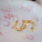 Gemma 24k Gold Hoops