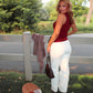 The Claret Ribbed Tank - Wine Stains