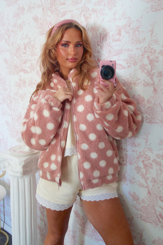 Dotted Dream Teddy Sherpa