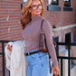 The Wren Turtleneck - Mocha PREORDER 11.1