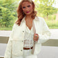 The Orchard Lane Jacket – Cream Gingham