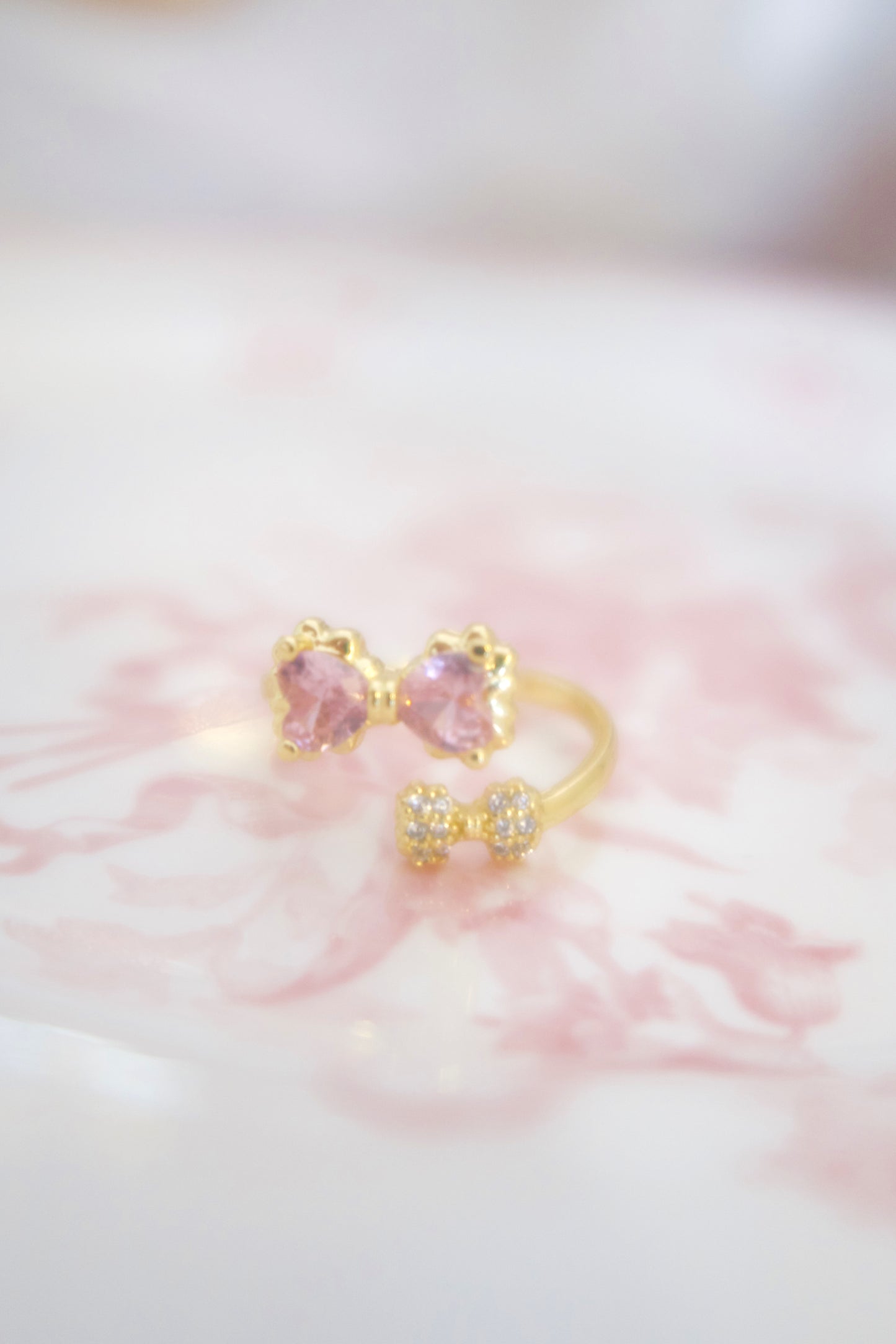 Blush Couture Bow Ring