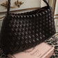 Le Chocolat Woven Shoulder Bag