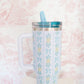 The Love Shack Tumbler 40 oz - Cinderella Blue