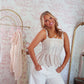 Antique Lace Peplum Top