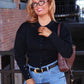 The Devonshire Cardigan - Noir