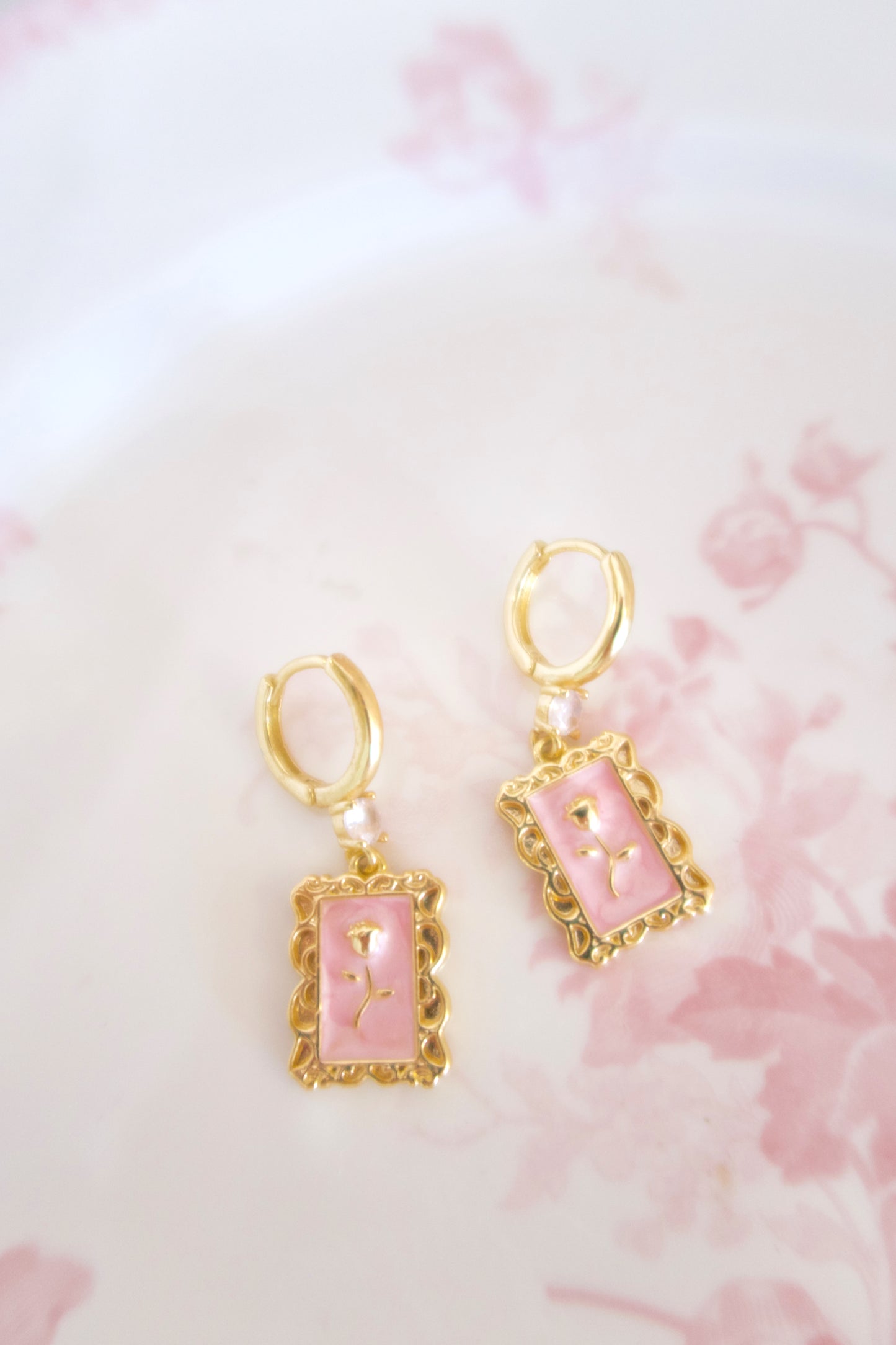 Fleur De Rose Earrings