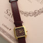 Heritage Claret Leather Watch