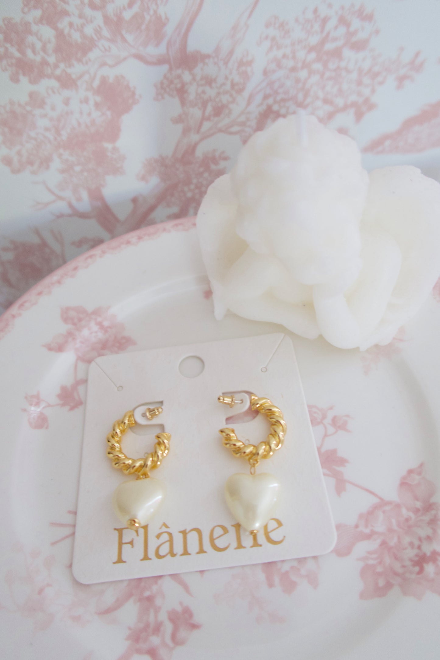 Viviana Vintage Heart Earrings