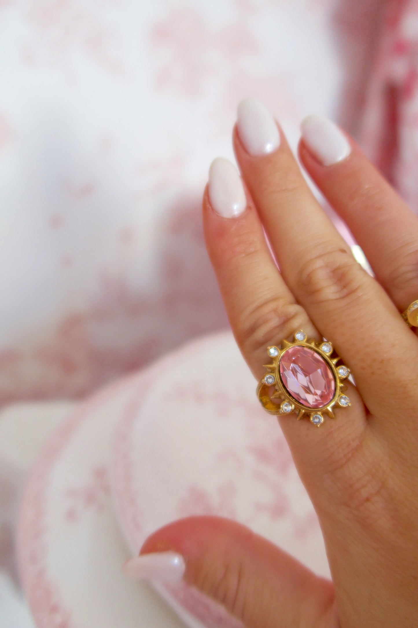 The Pink Regency Ring