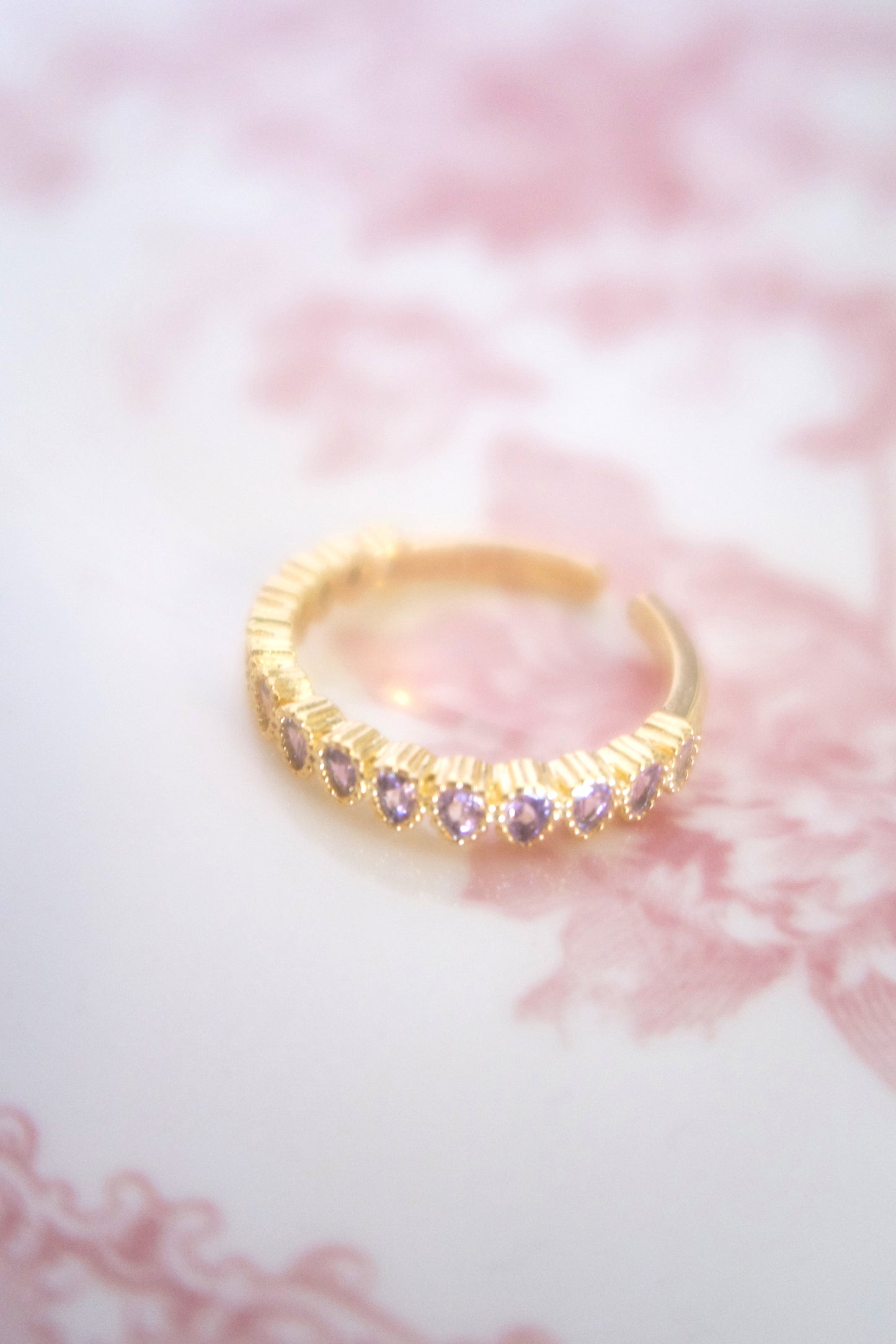 Orchid Crown Ring