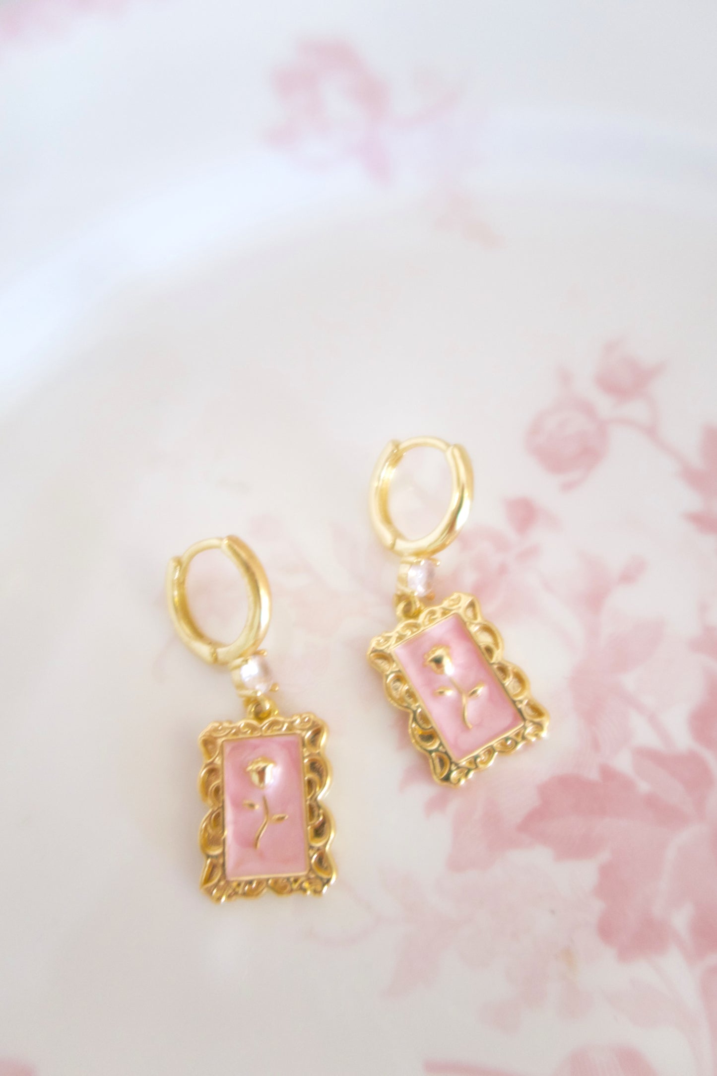 Fleur De Rose Earrings