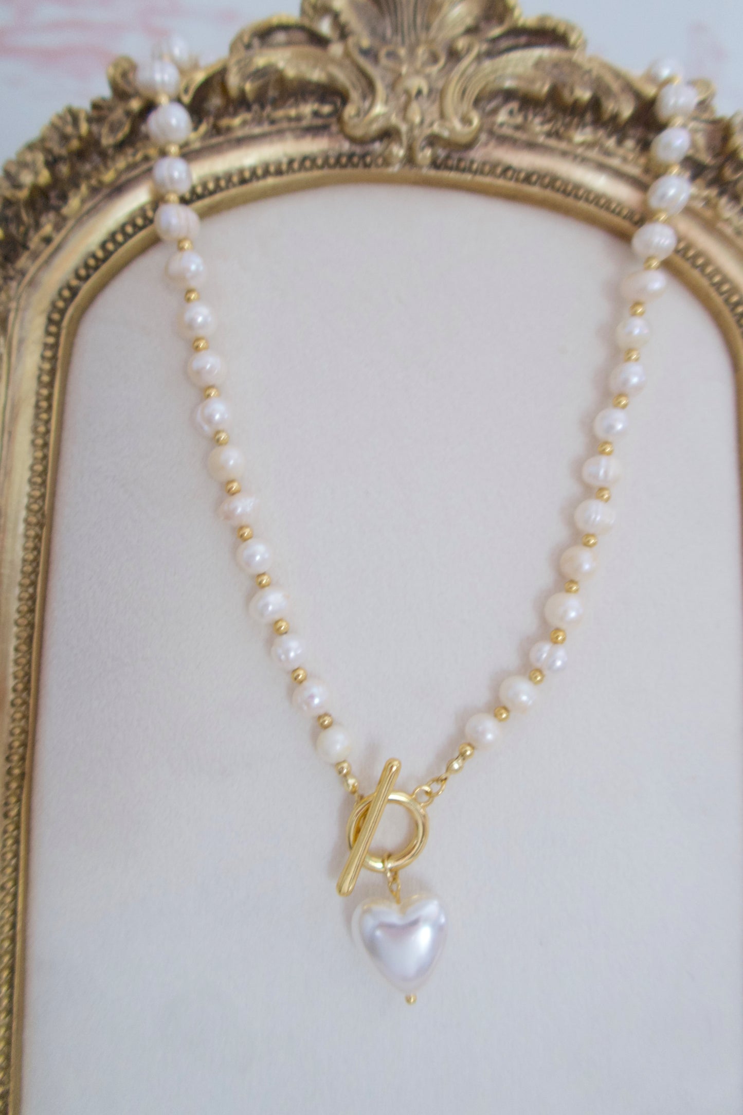 Wren Vintage Pearl Necklace