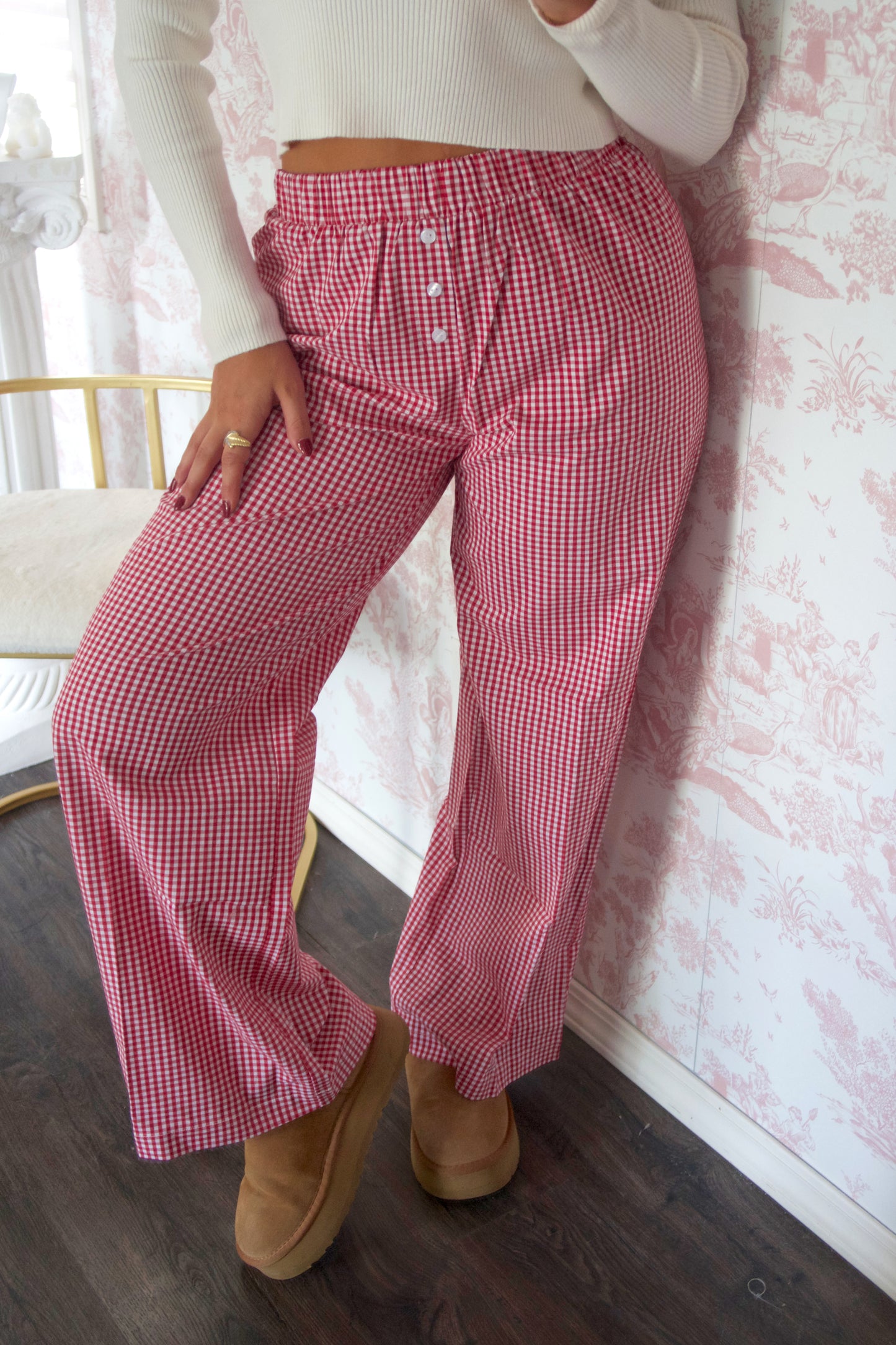 Picnic Princess Boxer Pants - Cherry