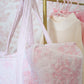 Toile En Rose Pink Quilted Weekender Bag