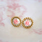 Lady Antoinette Button Earrings