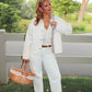 The Orchard Lane Jacket – Cream Gingham