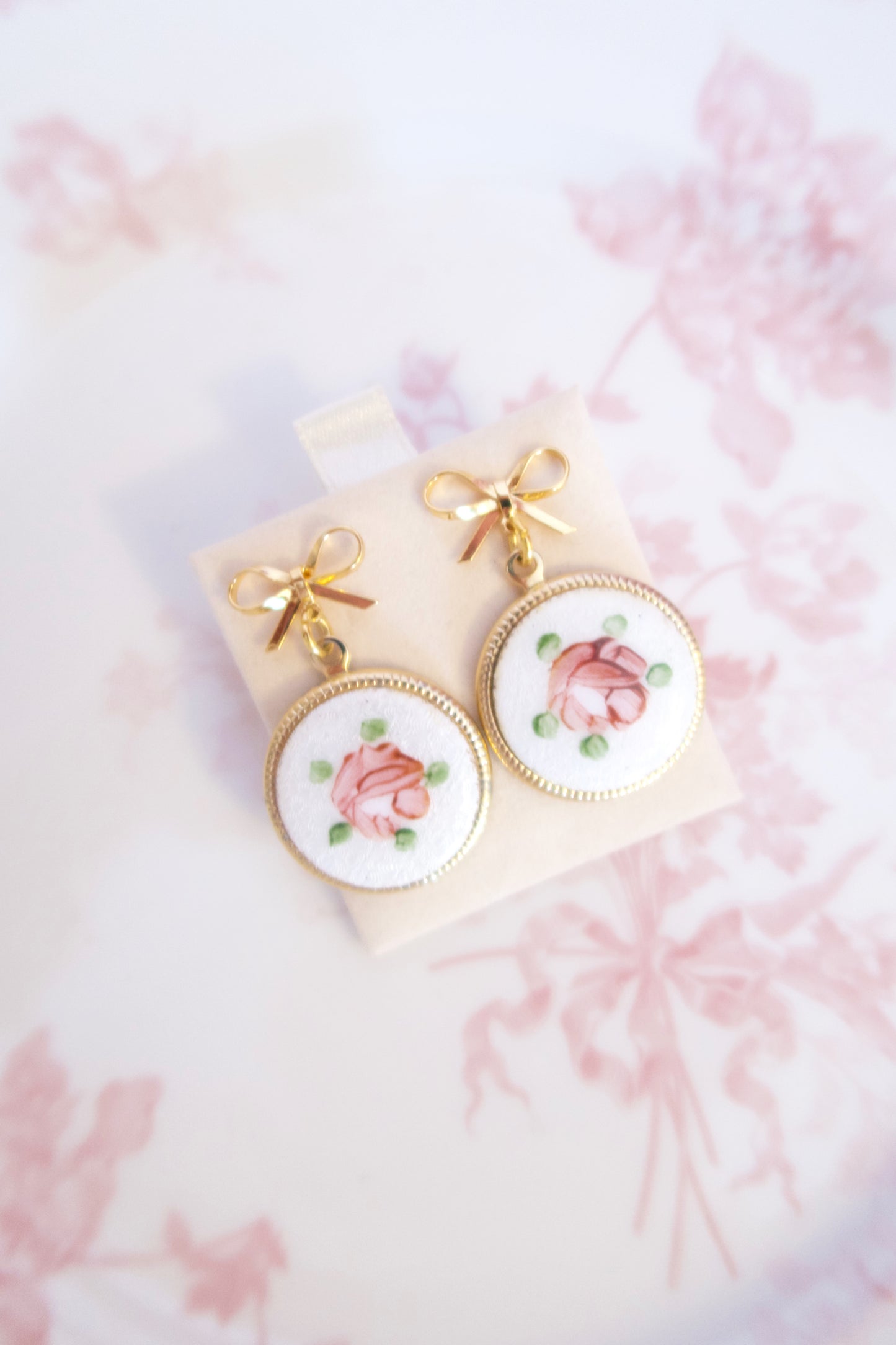 Briar Blossom Vintage Earrings