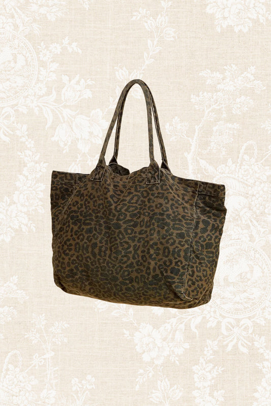 Cheetah Market Tote