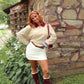 The Wentworth Polo Knit - Caramel Apple