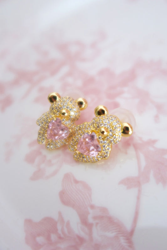 Cupid’s Teddy Earrings