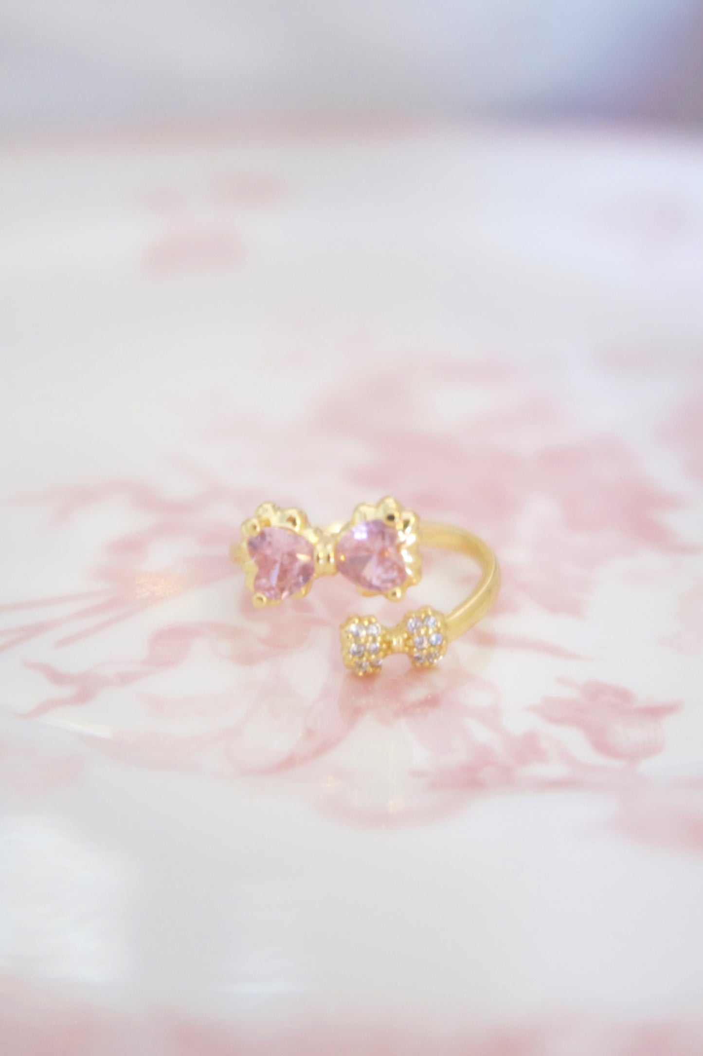 Blush Couture Bow Ring