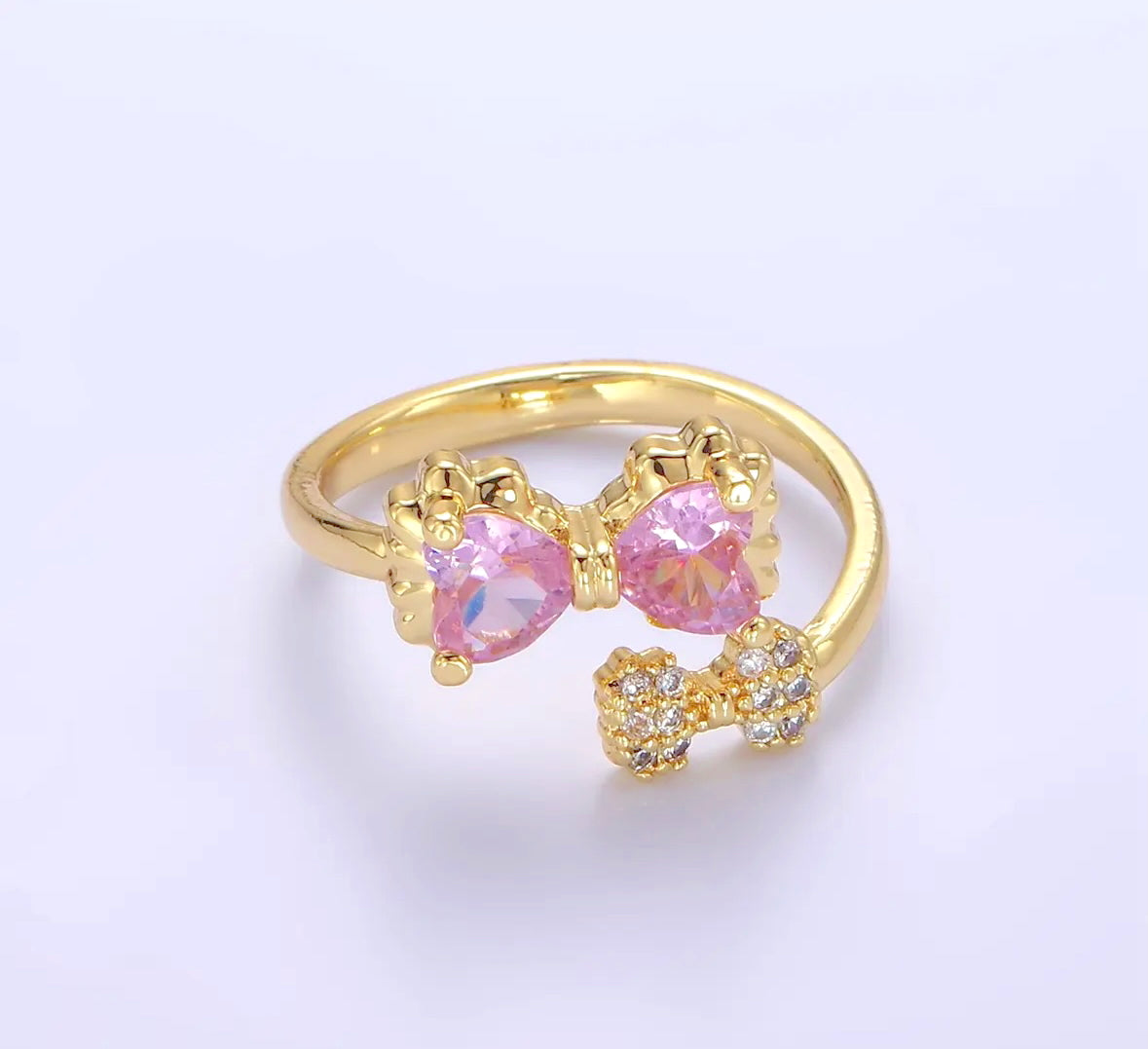 Blush Couture Bow Ring