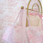 Toile En Rose Pink Quilted Weekender Bag