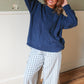 The Rory Cable Knit - Navy