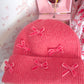 Pinkerbelle Bow Beanie Hat