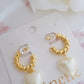 Viviana Vintage Heart Earrings