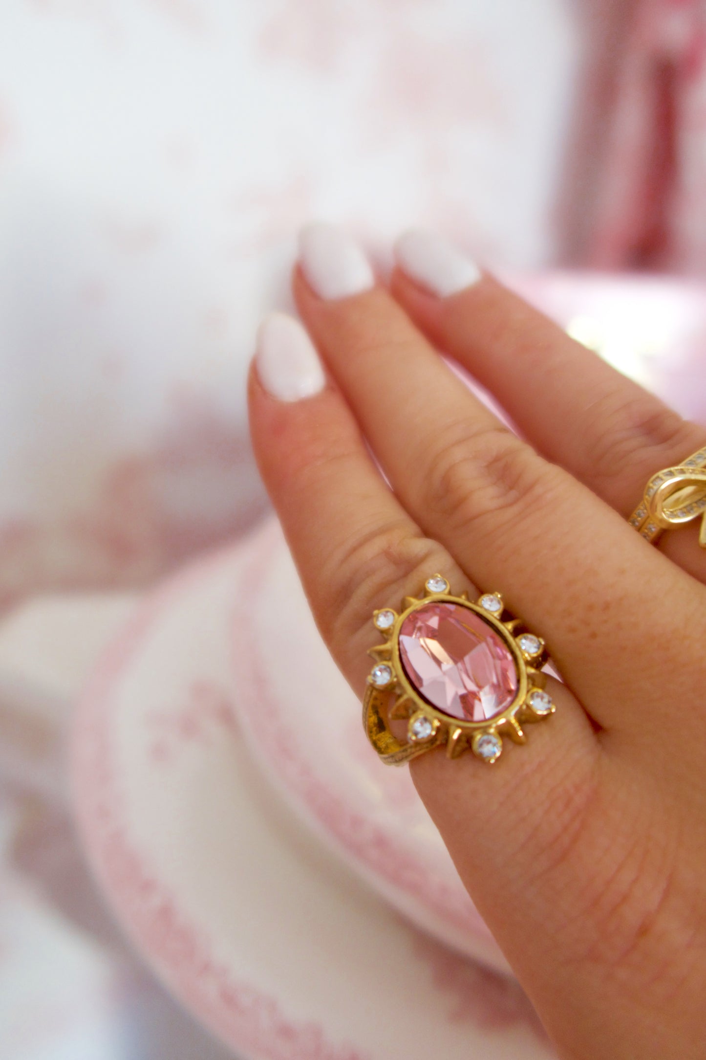 The Pink Regency Ring