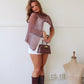 Angel Veil Poncho - Blush Mocha RESTOCK 8.25