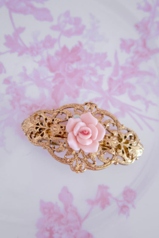 Porcelain Garden Barrette