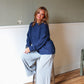 The Rory Cable Knit - Navy