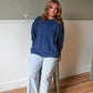 The Rory Cable Knit - Navy