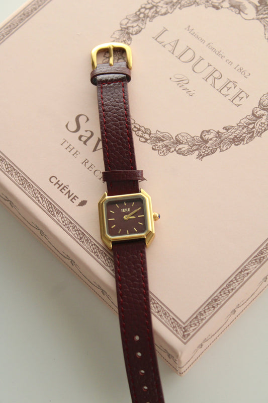 Heritage Claret Leather Watch