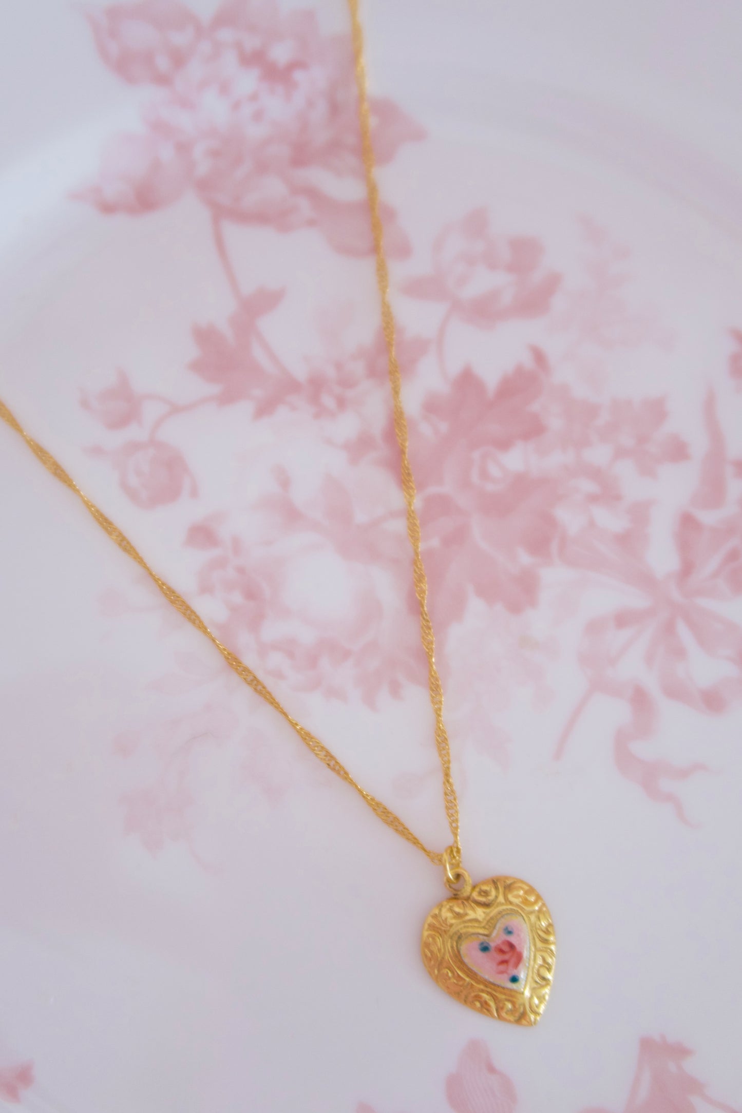 Petals Of Affection Vintage Necklace