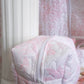 Rose De Toile Quilted Pink Large Toiletry Bag